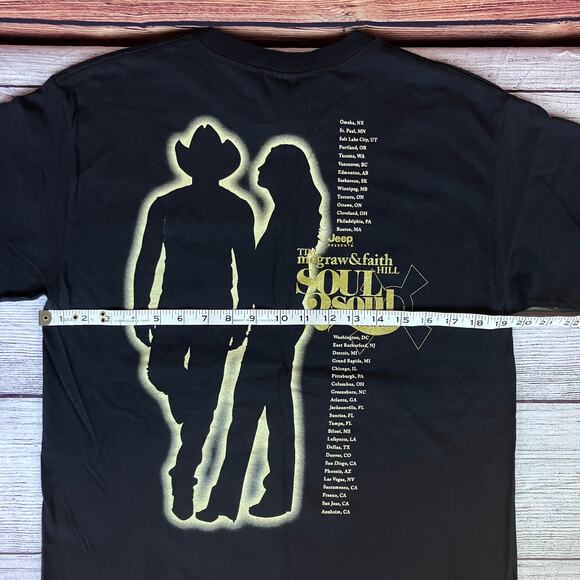 2007 Tim McGraw & Faith Hill Soul to Soul Country Music Tour T-shirt - Picture 6 of 8